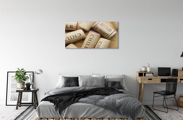 Obraz canvas Zátky z fľaše vína 100x50 cm
