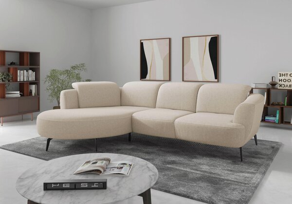 ROHOVÁ SEDAČKA, textil, krémová Sit & More - Sedačky, Online Only