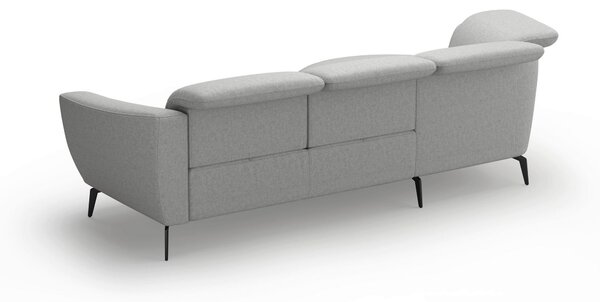 ROHOVÁ SEDAČKA, textil, svetlosivá Sit & More - Sedačky, Online Only