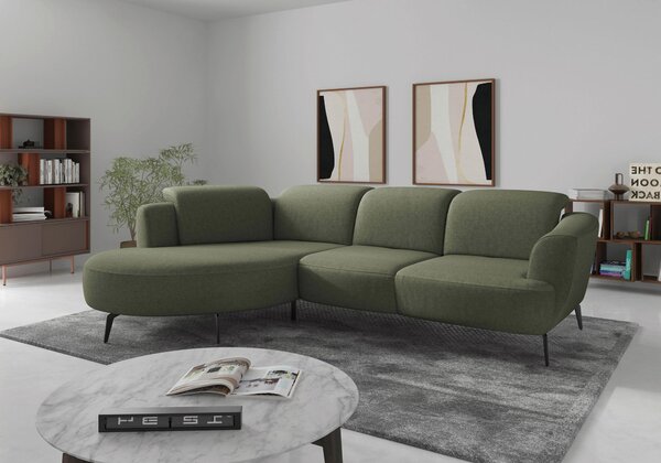 ROHOVÁ SEDAČKA, textil, olivovozelená Sit & More - Sedačky, Online Only