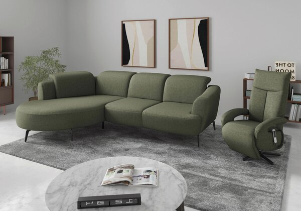 ROHOVÁ SEDAČKA, textil, olivovozelená Sit & More - Sedačky, Online Only