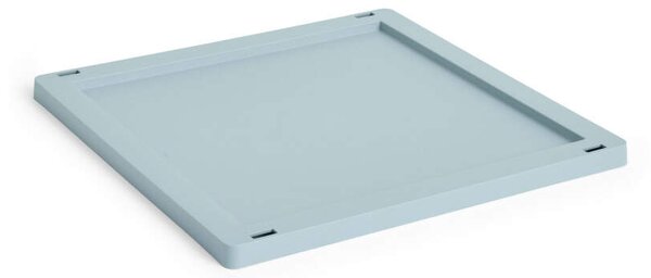 HAY Plastové veko Colour Crate Medium Square/Cube, dusty blue