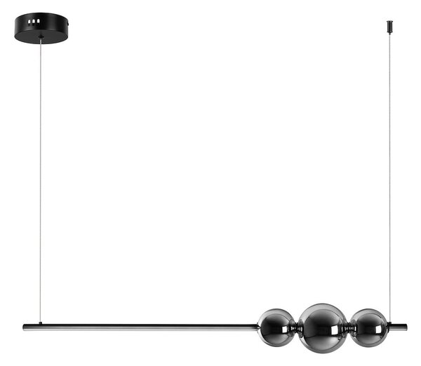 Závesné LED svietidlo Kugel, 1x LED 30w, 4000k, b/g