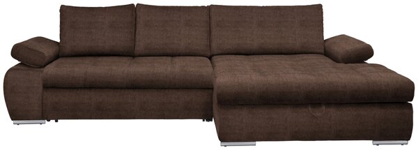 ROHOVÁ SEDAČKA, textil, hnedá Carryhome - Sedačky