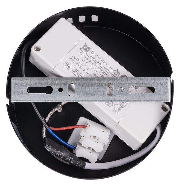Závesné LED svietidlo Kugel, 1x LED 30w, 4000k, b/g