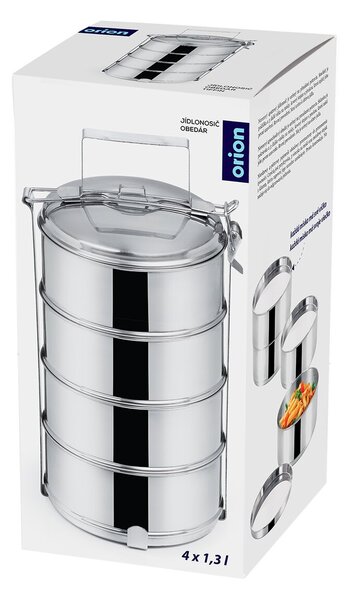 Obedár 4x1,3 l s viečkami