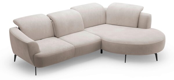 ROHOVÁ SEDAČKA, textil, sivobéžová Sit & More - Sedačky, Online Only