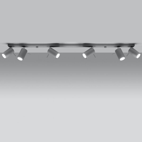 Sollux SL.0454 - Stropné bodové svietidlo RING 6xGU10/10W/230V