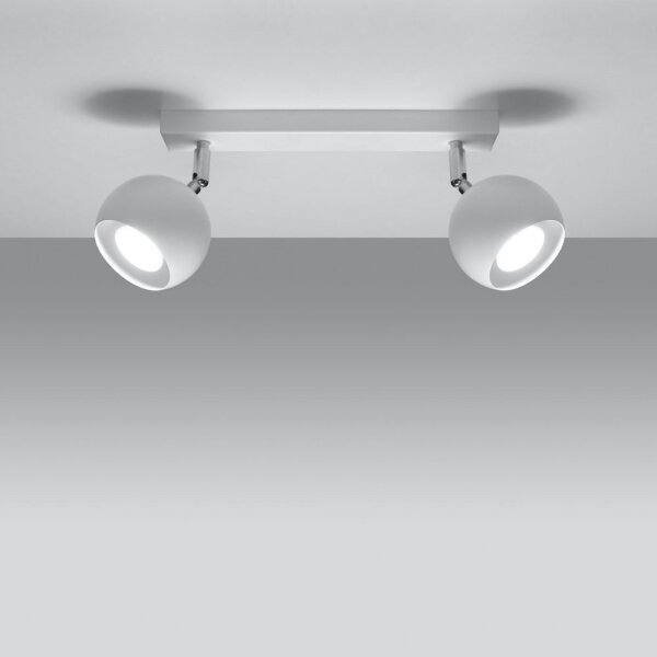 Sollux SL.0438 - Stropné bodové svietidlo OCULARE 2xGU10/10W/230V