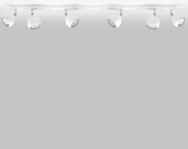 Sollux SL.0442 - Stropné bodové svietidlo OCULARE 6xGU10/10W/230V