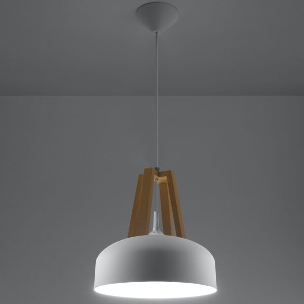 Sollux SL.0388 - Luster na lanku CASCO 1xE27/60W/230V pr. 30 cm