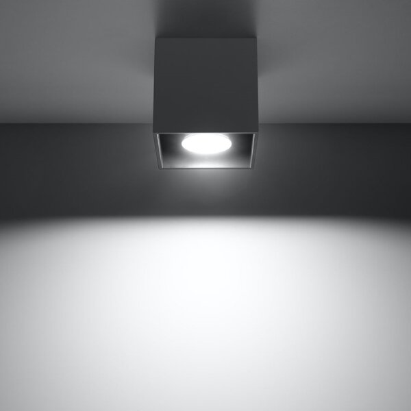 Sollux SL.0567 - Bodové svietidlo QUAD 1 1xGU10/10W/230V antracit