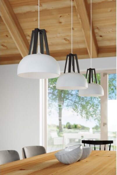 Sollux SL.0387 - Luster na lanku CASCO 1xE27/60W/230V pr. 30 cm
