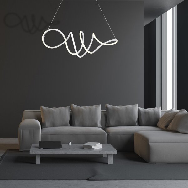 LED Luster na lanku LOCA LED/50W/230V