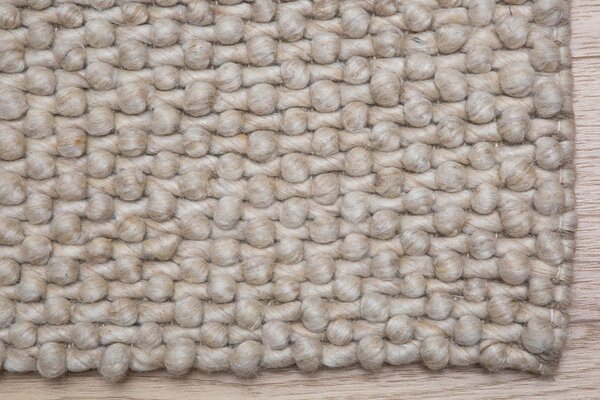 Estila Moderný koberec Wool z mäkkých vlnených vlákien v béžovom odtieni 240cm