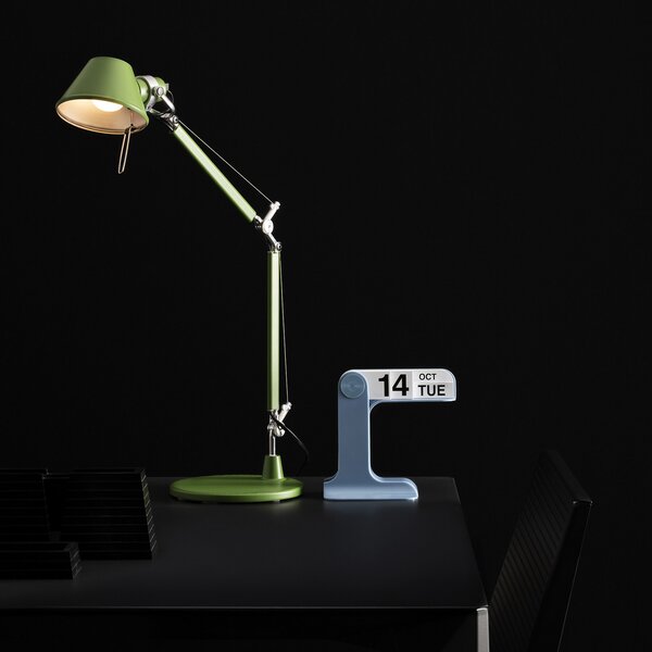 Stolové Lampa Artemide, Tolomeo Micro, Zelená, Pracovňa, Kov, Dizajnový