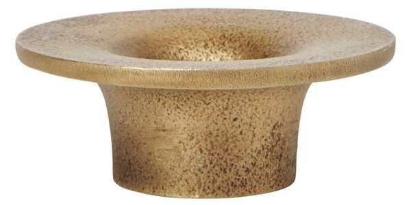 Kovový svietnik Soothe Brass Finish Ø 8 cm