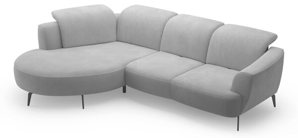 ROHOVÁ SEDAČKA, textil, sivá Sit & More - Sedačky, Online Only