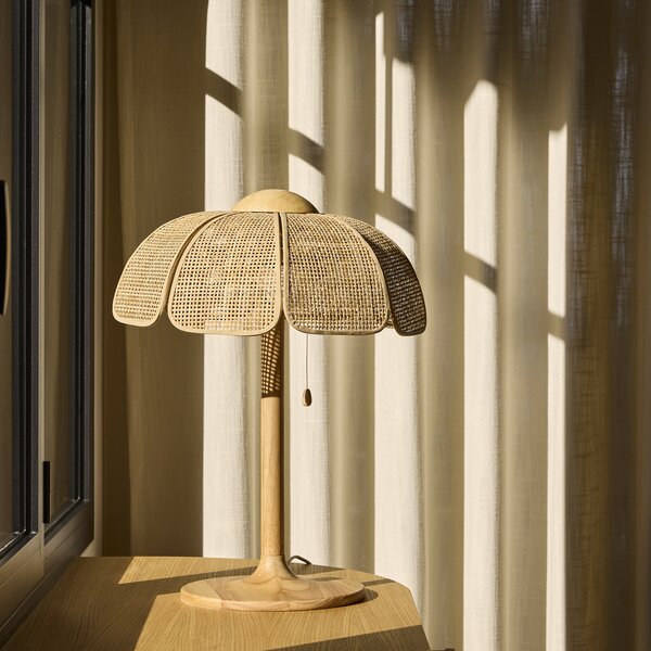 Stolové Lampa MARKET SET, Coquillage, Drevo, Obývacia izba, Drevo, Dizajnový