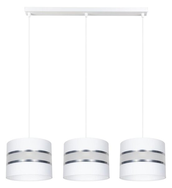 Luster na lanku CORAL 3xE27/60W/230V biela