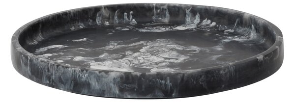 Dekoratívna okrúhla tácka Mist Charcoal Ø 30 cm