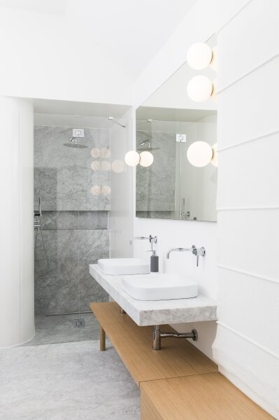 Artemide AR 1039110A - Kúpeľňové stropné svietidlo DIOSCURI 1xE14/6W/230V IP44