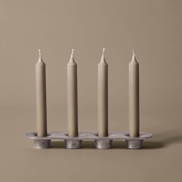 Adventný svietnik Soothe Aluminium