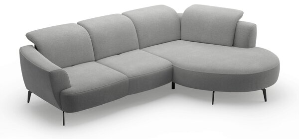 ROHOVÁ SEDAČKA, textil, sivá Sit & More - Sedačky, Online Only