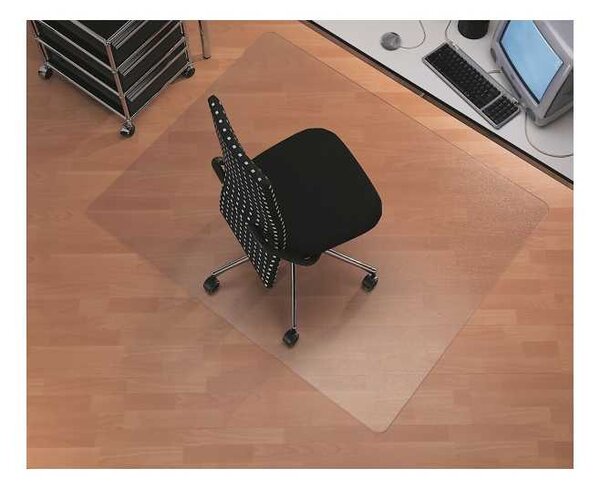 Podložka pod stoličku RS Office Dura Grip Meta 130 x 120 cm - na tvrdú podlahu, číra