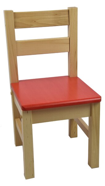 Detská stolička - červená