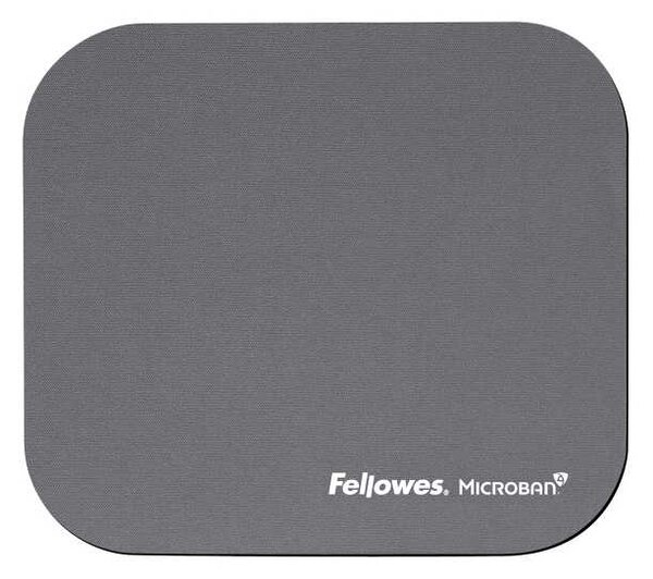 Podložka pod myš Fellowes Microban, strieborná