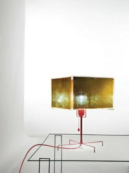 Stolové Lampa Ingo Maurer, Zlatá / Mosadz, Obývacia izba, Kov