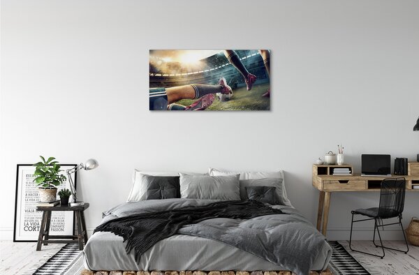 Obraz canvas Korky futbalový štadión 100x50 cm