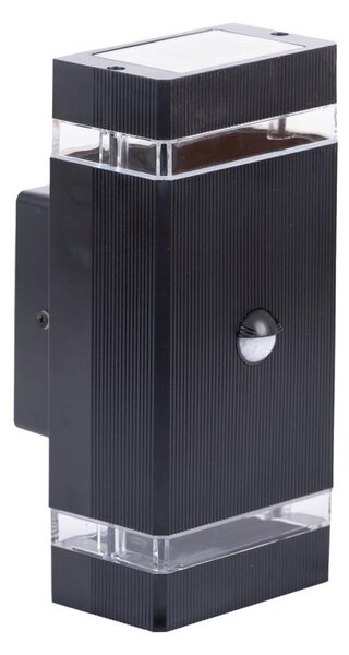 Vonkajšie nástenné svietidlo so senzorom NIZZA 2xGU10/35W/230V IP65