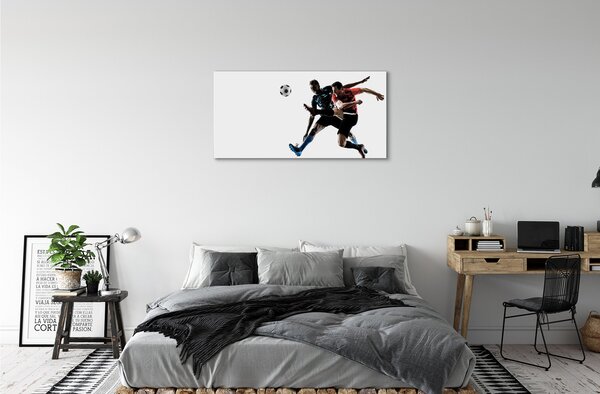 Obraz canvas muži futbal 100x50 cm