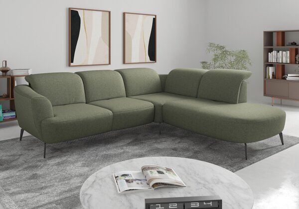 ROHOVÁ SEDAČKA, textil, olivovozelená Sit & More - Sedačky, Online Only