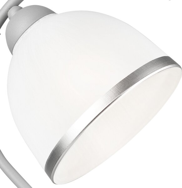 Stolná lampa RETRO II 1xE27/60W/230V strieborná