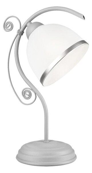 Stolná lampa RETRO II 1xE27/60W/230V strieborná