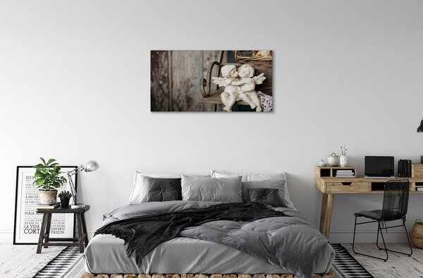Obraz na plátne angel bozkávanie 100x50 cm