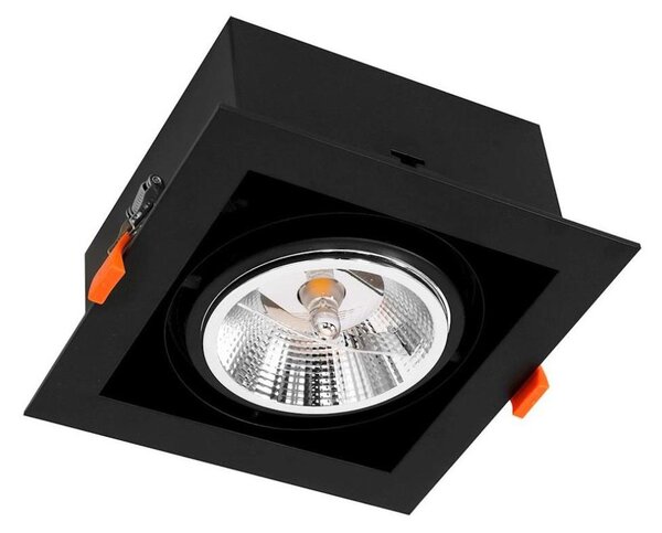 Podhľadové svietidlo PLAZA AR111 1xGU10/12W/230V čierna