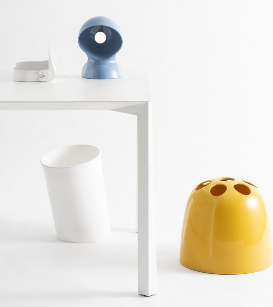Stolové Lampa Artemide, Dalú, Modrá, Obývacia izba, Plast, Dizajnový