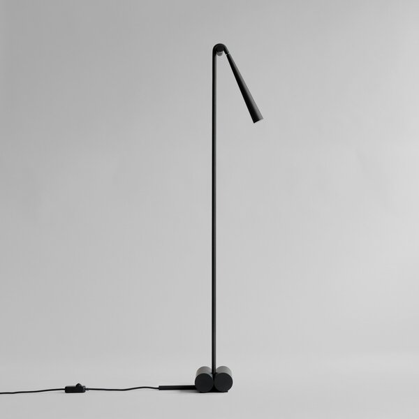Stojacie Lampa 101 COPENHAGEN, stmievateľné, Čierna, Obývacia izba, Hliník, Dizajnový