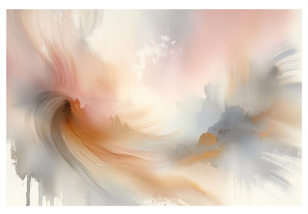 Obraz akvarelové jemné ťahy