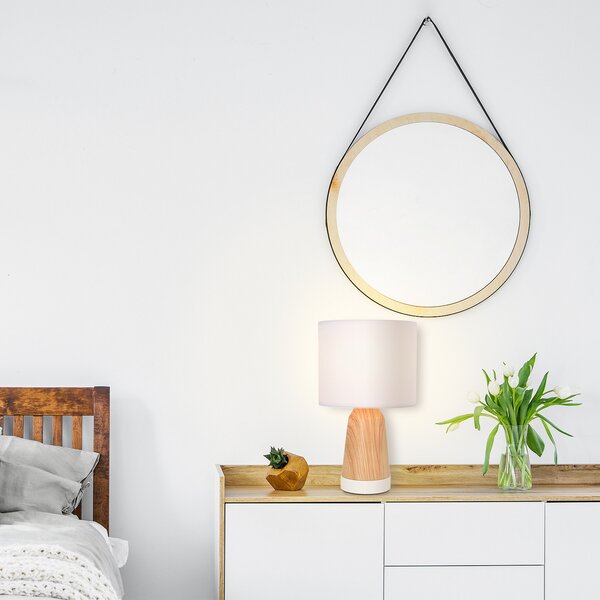 Stolové Lampa COREP, Baltik, Biela, Obývacia izba, Kov