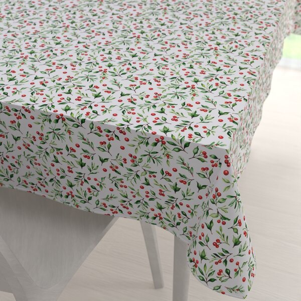 Biante Teflónový obdĺžnikový obrus TF-111 Jarabiny na bielom 50x100 cm