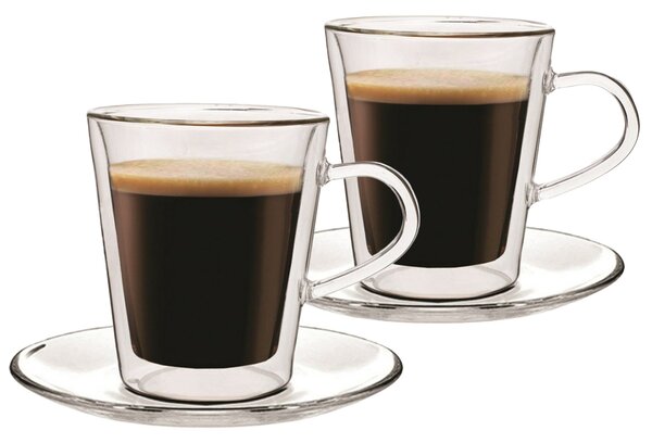 Maxxo Lungo 2dílná sada termo skleniček, 220 ml