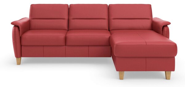 ROHOVÁ SEDAČKA, koža, červená Sit & More - Sedačky, Online Only