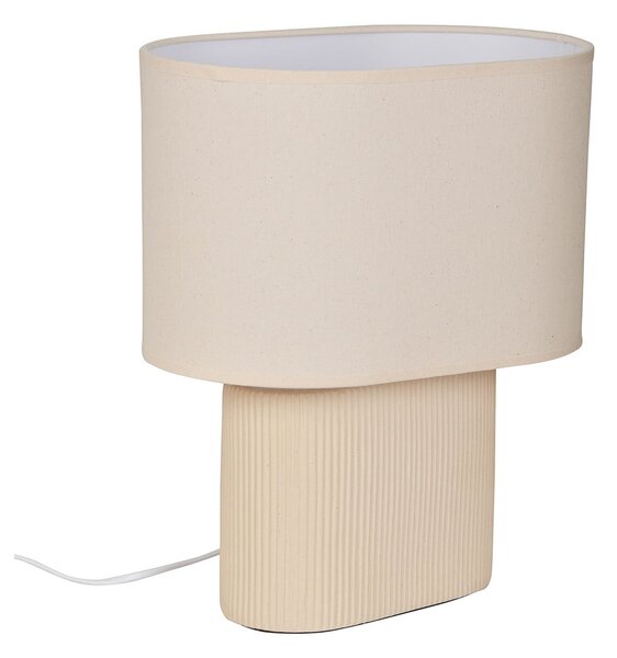 Stolové Lampa COREP, Santorini, Béžová, Obývacia izba, Keramika