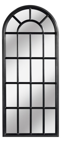 Estila Oblúkové vintage zrkadlo Castillo 140 cm čierne