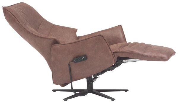 RELAXAČNÉ KRESLO, textil, hnedá Himolla - Kreslá